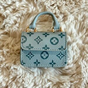 Stylish Monogram Mini Bag with Gold accent